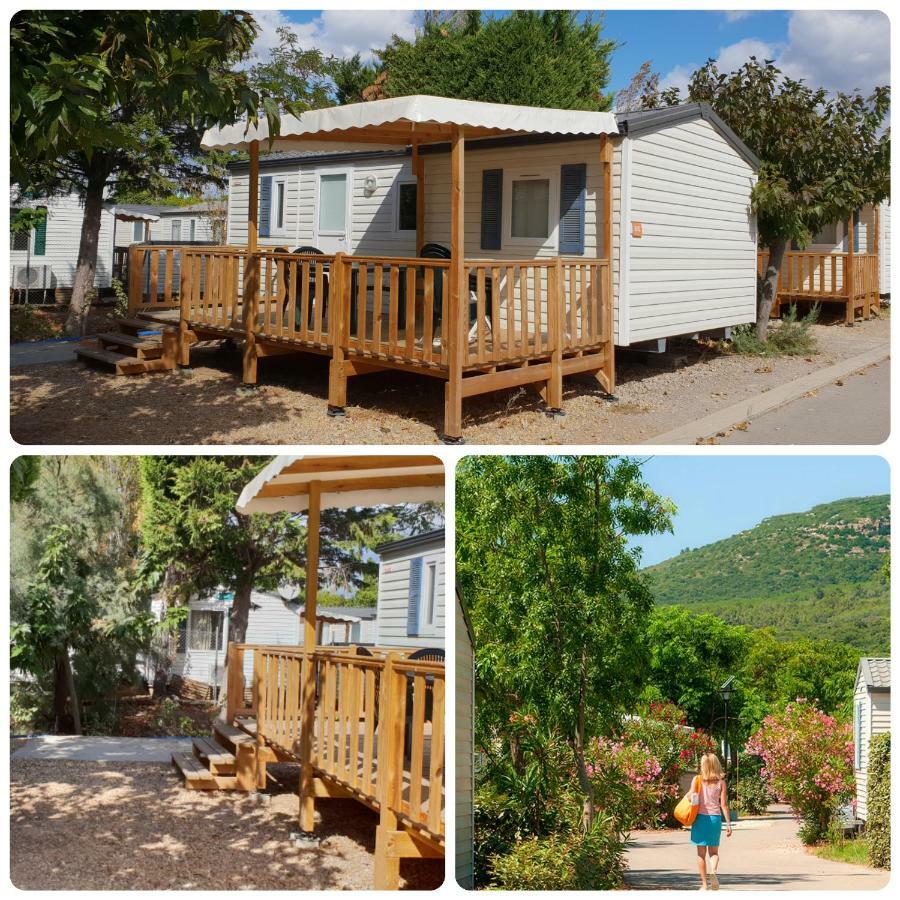 Mobilhome Climatise 3 Chambres Vic la Gardiole Bagian luar foto